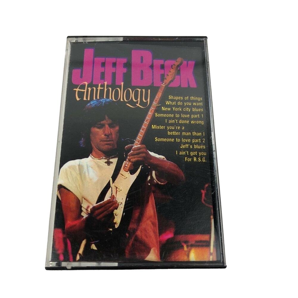 Jeff Beck Anthology Cassette Tape Shapes of Things What Do You Want